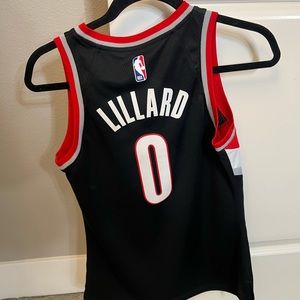 Damian Lillard Portland Trail Blazers Women's Tank Jersey - Black - Size Small